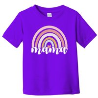 Retro Mama Pink Rainbow Cute Mothers Day Toddler T-Shirt