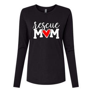 Rescue Mom Proud Dog Rescue Cat Rescue Mama Cool Gift Womens Cotton Relaxed Long Sleeve T-Shirt