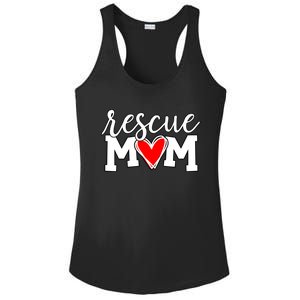 Rescue Mom Proud Dog Rescue Cat Rescue Mama Cool Gift Ladies PosiCharge Competitor Racerback Tank