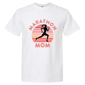 Running Mom Quote Marathon Mom Racing Racer Meme Gift Garment-Dyed Heavyweight T-Shirt