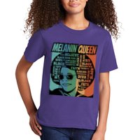 Retro Melanin Queen Quote Kids T-Shirt