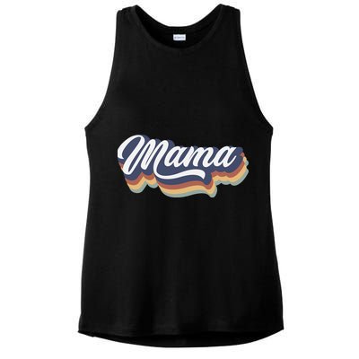 Retro Mama Ladies PosiCharge Tri-Blend Wicking Tank
