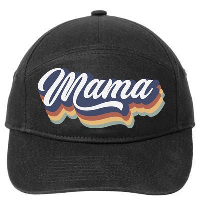 Retro Mama 7-Panel Snapback Hat