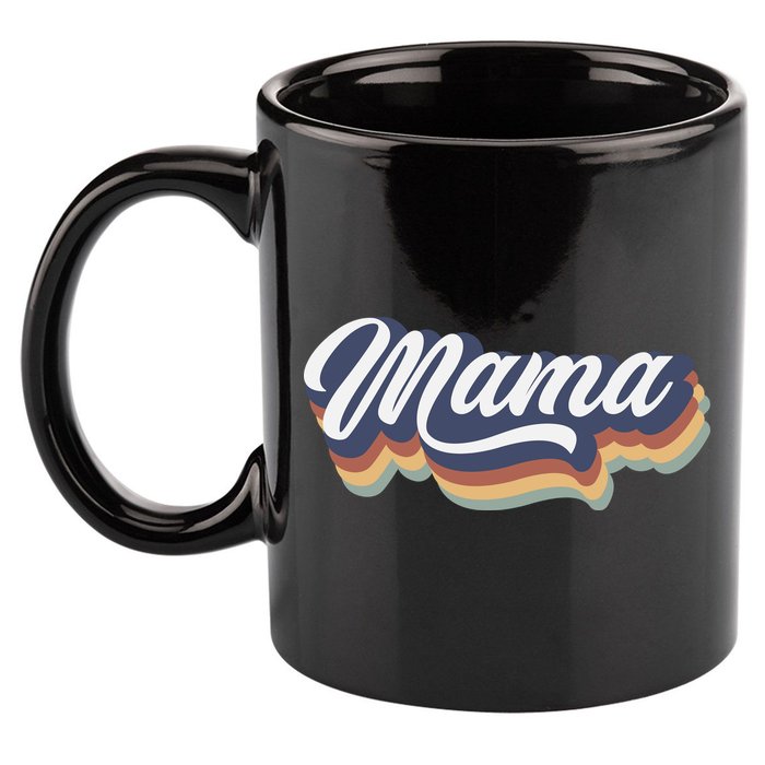 Retro Mama 11oz C Handle Ceramic Mug