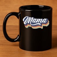 Retro Mama 11oz C Handle Ceramic Mug