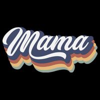 Retro Mama Flat Bill Trucker Hat