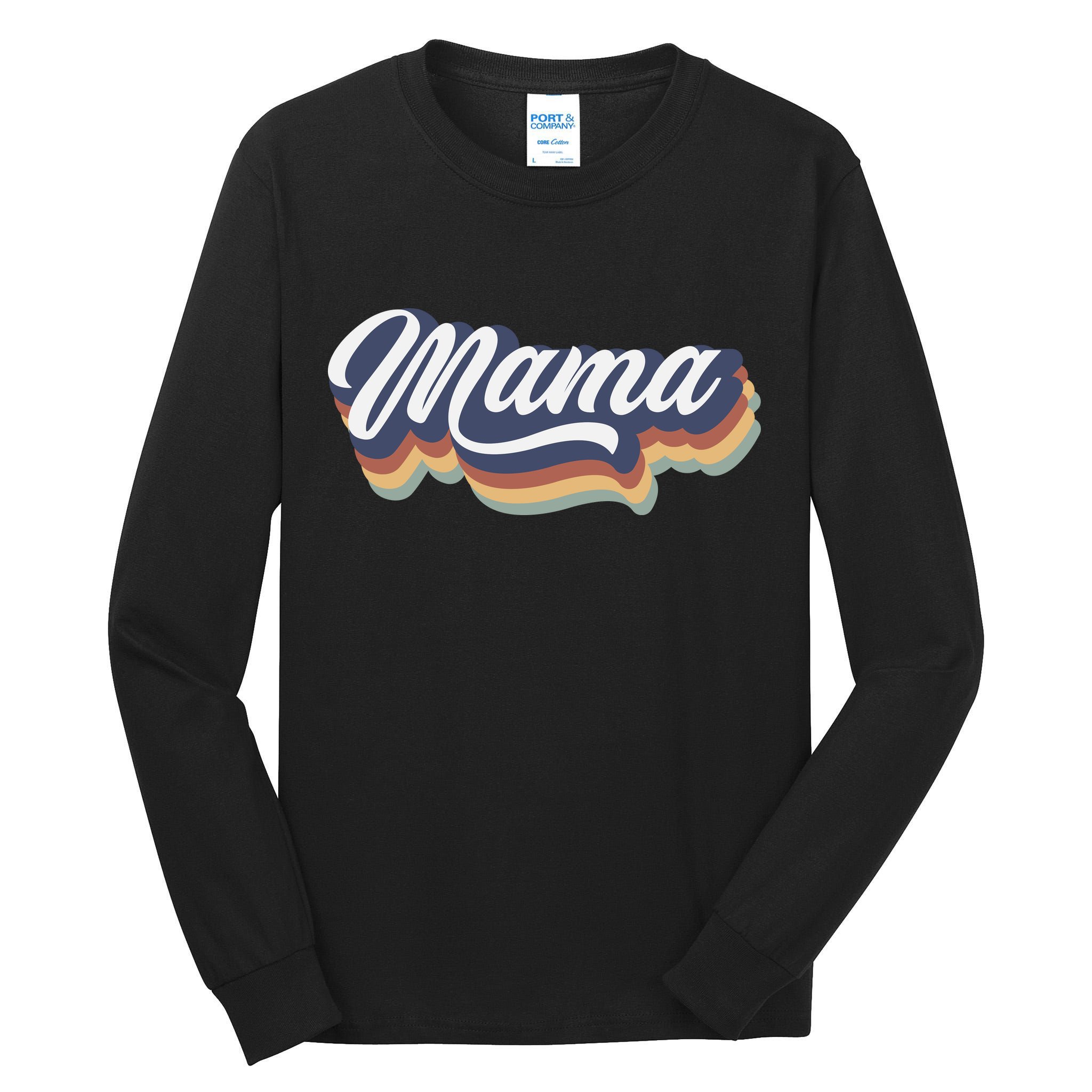 Retro Mama Tall Long Sleeve T-Shirt