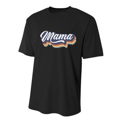 Retro Mama Youth Performance Sprint T-Shirt