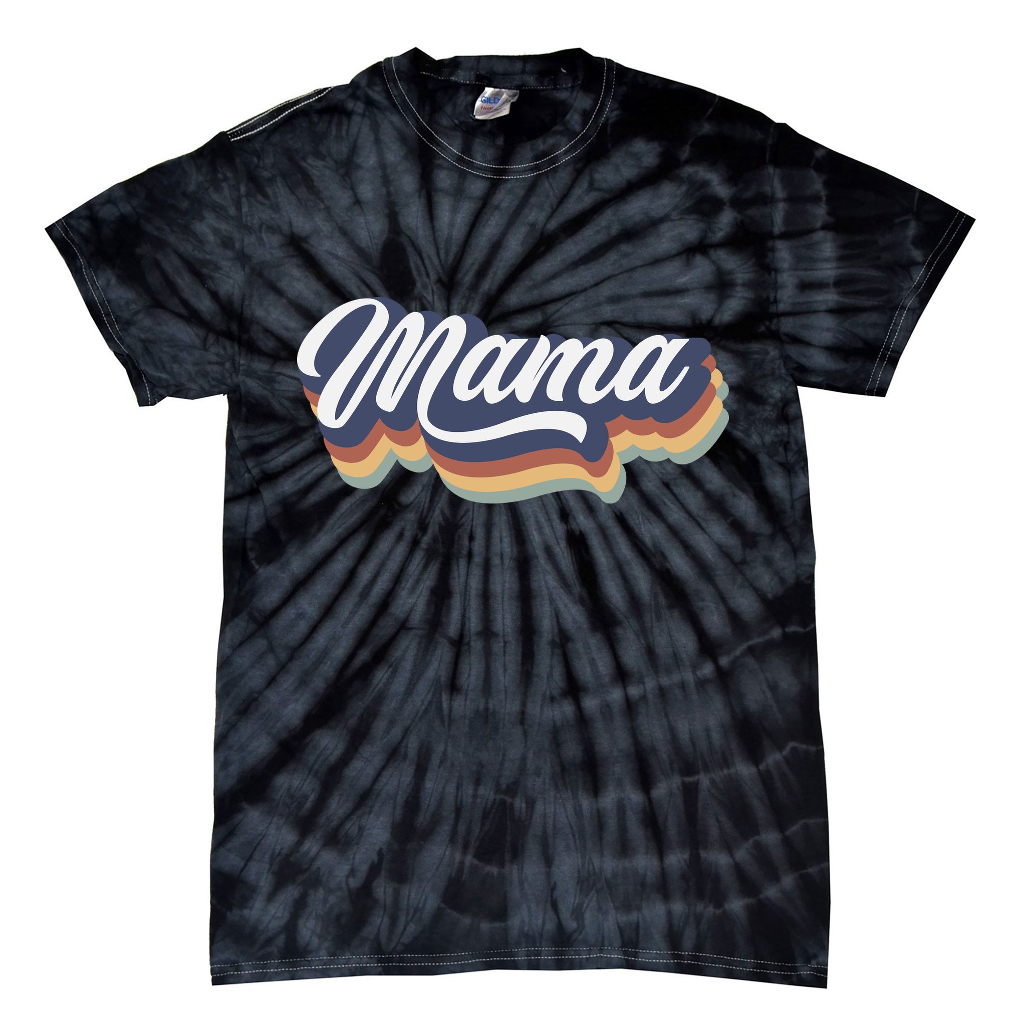 Retro Mama Tie-Dye T-Shirt