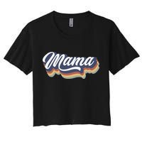 Retro Mama Women's Crop Top Tee
