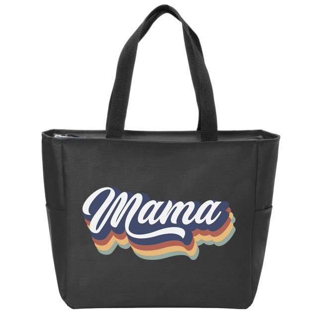 Retro Mama Zip Tote Bag