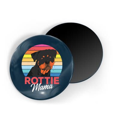 Rottie Mama Rottweiler Dog Mom Funny Mothers Day Gift Magnet