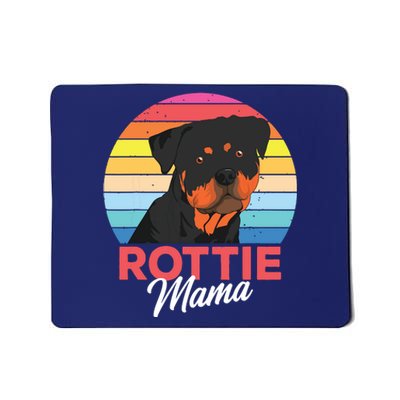 Rottie Mama Rottweiler Dog Mom Funny Mothers Day Gift Mousepad