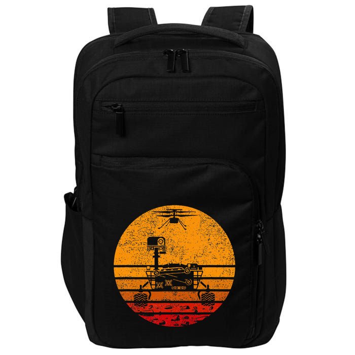 Retro Mars Rover Vintage Mars Landing Impact Tech Backpack
