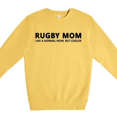 Rugby Mother Rugby Mom Premium Crewneck Sweatshirt