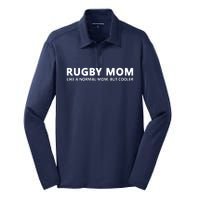 Rugby Mother Rugby Mom Silk Touch Performance Long Sleeve Polo