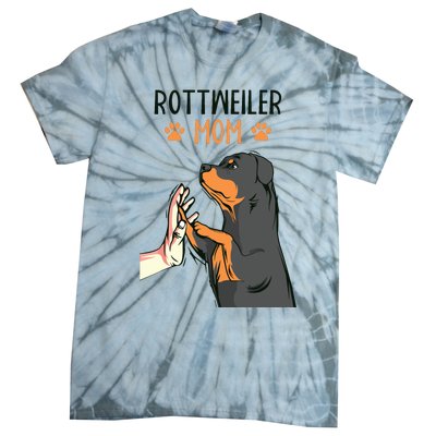 Rottweiler Mom Rottie Dog Mama Funny Mothers Day Tie-Dye T-Shirt