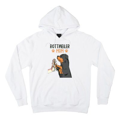 Rottweiler Mom Rottie Dog Mama Funny Mothers Day Hoodie