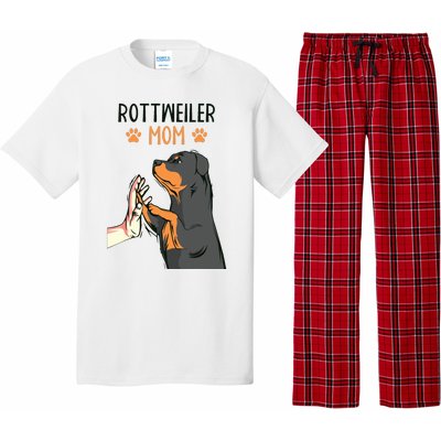 Rottweiler Mom Rottie Dog Mama Funny Mothers Day Pajama Set