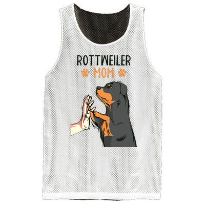 Rottweiler Mom Rottie Dog Mama Funny Mothers Day Mesh Reversible Basketball Jersey Tank