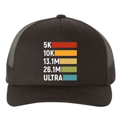 Running Marathon Runner Jogging Yupoong Adult 5-Panel Trucker Hat