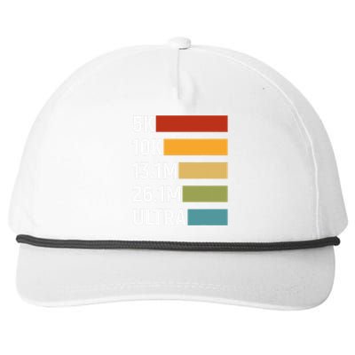 Running Marathon Runner Jogging Snapback Five-Panel Rope Hat