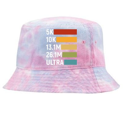 Running Marathon Runner Jogging Tie-Dyed Bucket Hat