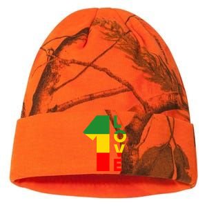 Reggae Music Rastafarian 1 Love Rasta Jamaica Kati Licensed 12" Camo Beanie