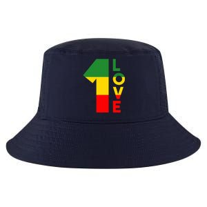 Reggae Music Rastafarian 1 Love Rasta Jamaica Cool Comfort Performance Bucket Hat