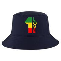 Reggae Music Rastafarian 1 Love Rasta Jamaica Cool Comfort Performance Bucket Hat