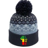 Reggae Music Rastafarian 1 Love Rasta Jamaica The Baniff Cuffed Pom Beanie