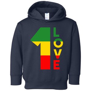 Reggae Music Rastafarian 1 Love Rasta Jamaica Toddler Hoodie