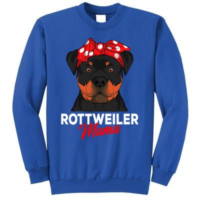 Rottweiler Mama Rottie Dog Mom Funny Mothers Day Gift Sweatshirt