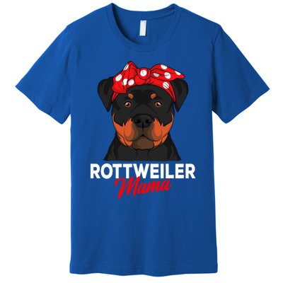 Rottweiler Mama Rottie Dog Mom Funny Mothers Day Gift Premium T-Shirt