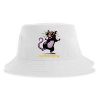 Rat Meme Rattitude Rat Sunglasses Dancing Sustainable Bucket Hat