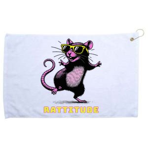 Rat Meme Rattitude Rat Sunglasses Dancing Grommeted Golf Towel