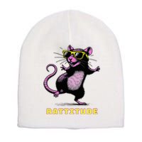 Rat Meme Rattitude Rat Sunglasses Dancing Short Acrylic Beanie