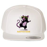 Rat Meme Rattitude Rat Sunglasses Dancing Wool Snapback Cap