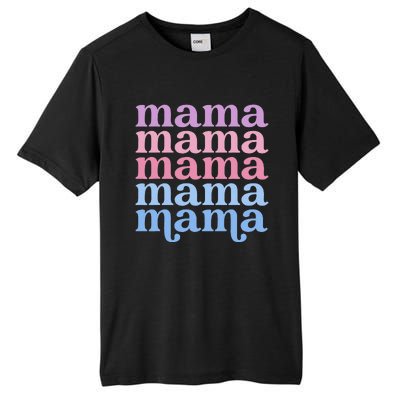 Retro Mama Retro Mom Mommy For Mothers Day Tall Fusion ChromaSoft Performance T-Shirt