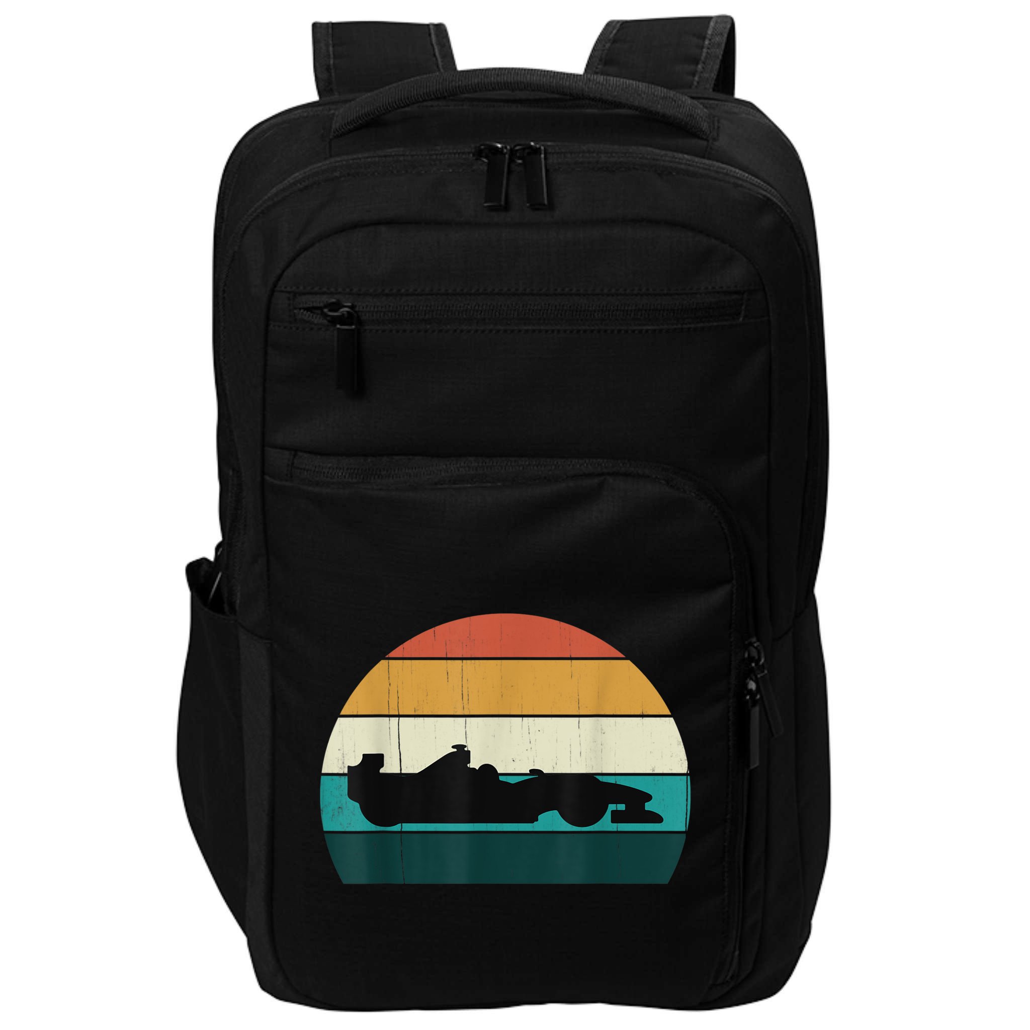 Retro Motor Racing Vintage Car Racing Motorsport Racer Impact Tech Backpack