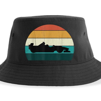 Retro Motor Racing Vintage Car Racing Motorsport Racer Sustainable Bucket Hat