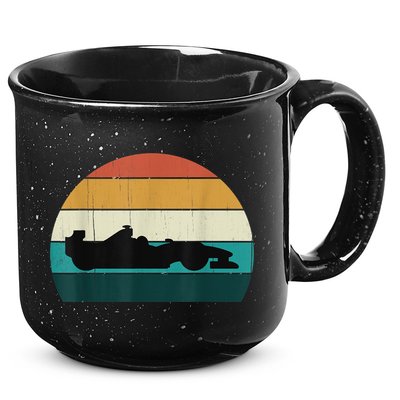 Retro Motor Racing Vintage Car Racing Motorsport Racer 15oz Campfire Ceramic Mug