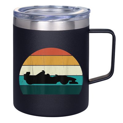 Retro Motor Racing Vintage Car Racing Motorsport Racer 12oz Stainless Steel Coffee Mug
