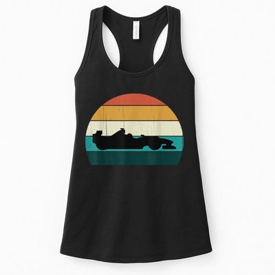 Retro Motor Racing Vintage Car Racing Motorsport Racer Womens Tank Top
