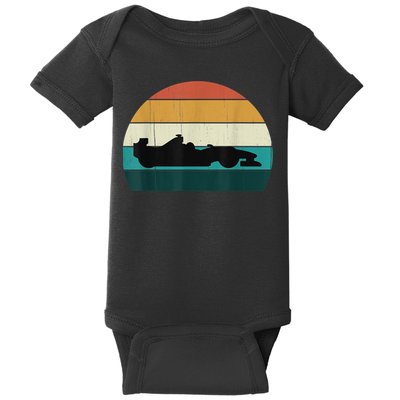 Retro Motor Racing Vintage Car Racing Motorsport Racer Baby Bodysuit