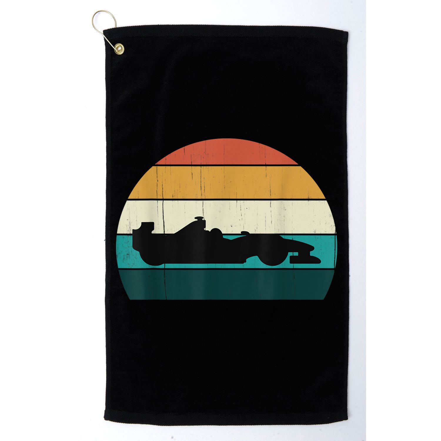 Retro Motor Racing Vintage Car Racing Motorsport Racer Golf Towel