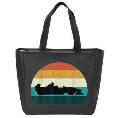 Retro Motor Racing Vintage Car Racing Motorsport Racer Zip Tote Bag