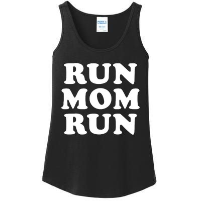 Run Mom Run Marathon Running Spectator Ladies Essential Tank