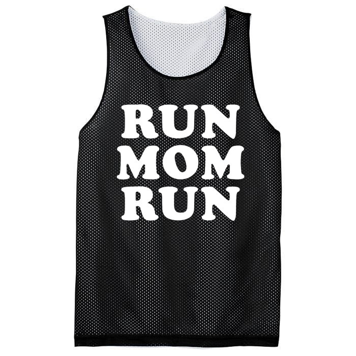 Run Mom Run Marathon Running Spectator Mesh Reversible Basketball Jersey Tank