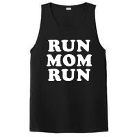 Run Mom Run Marathon Running Spectator PosiCharge Competitor Tank